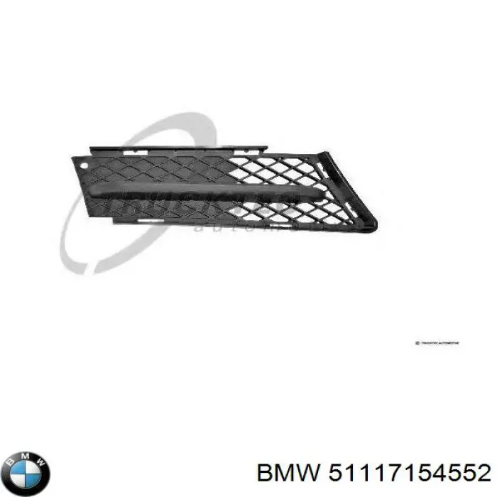 Купити 51117154552 BMW Решітка переднього бампера, права