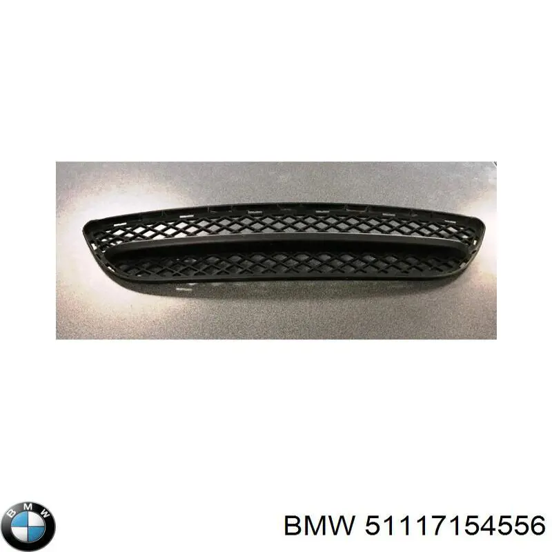 Решітка переднього бампера, права BMW 51117154556 ціна, від 5.17 USD
