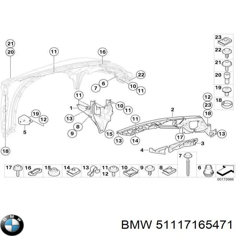Купити PBM43052AL Signeda Кронштейн бампера переднього, лівий