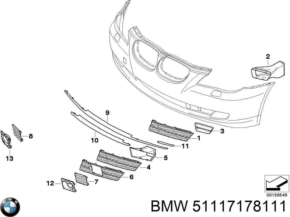  BMW 51117178111 ціна, від 16.47 USD