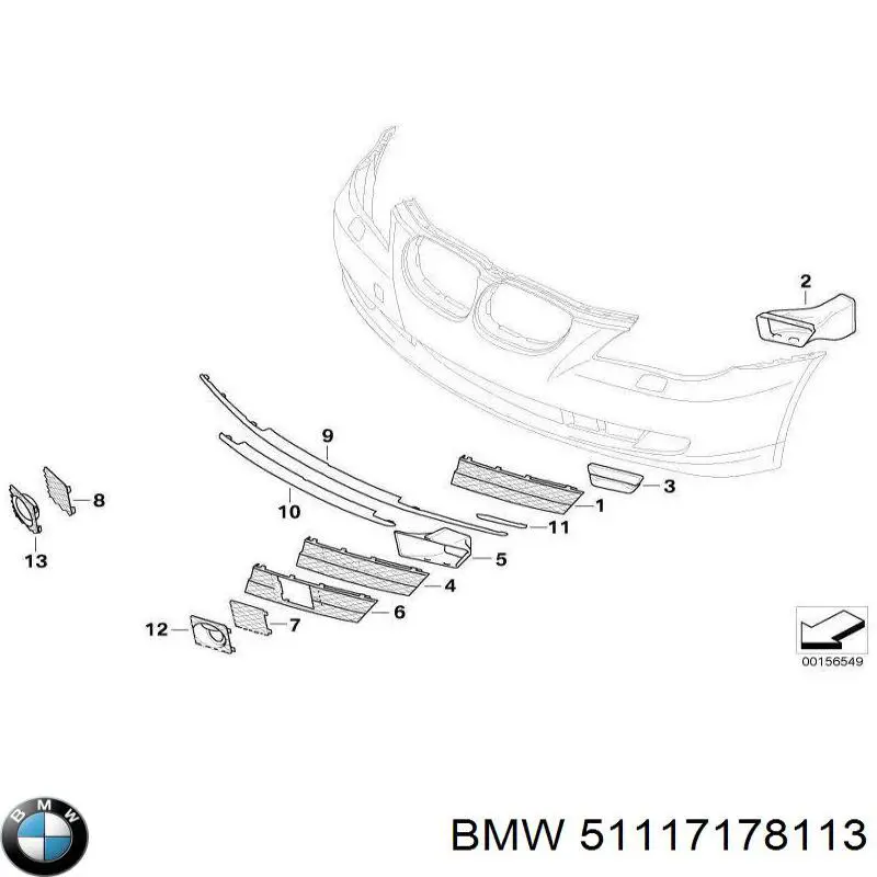 Купити 51117178113 BMW 
