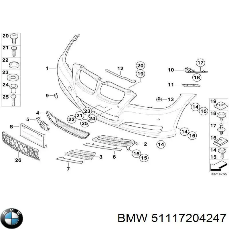 Бампер на авто Autotechteile 7105199 ціна, від 55.29 USD