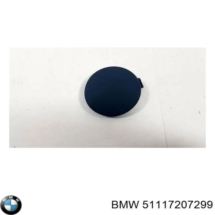 51117207299 BMW заглушка бампера буксирувального гака, передня