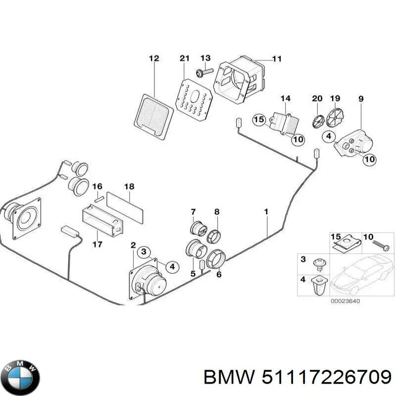 51117226709 BMW Бампер передній в зборі