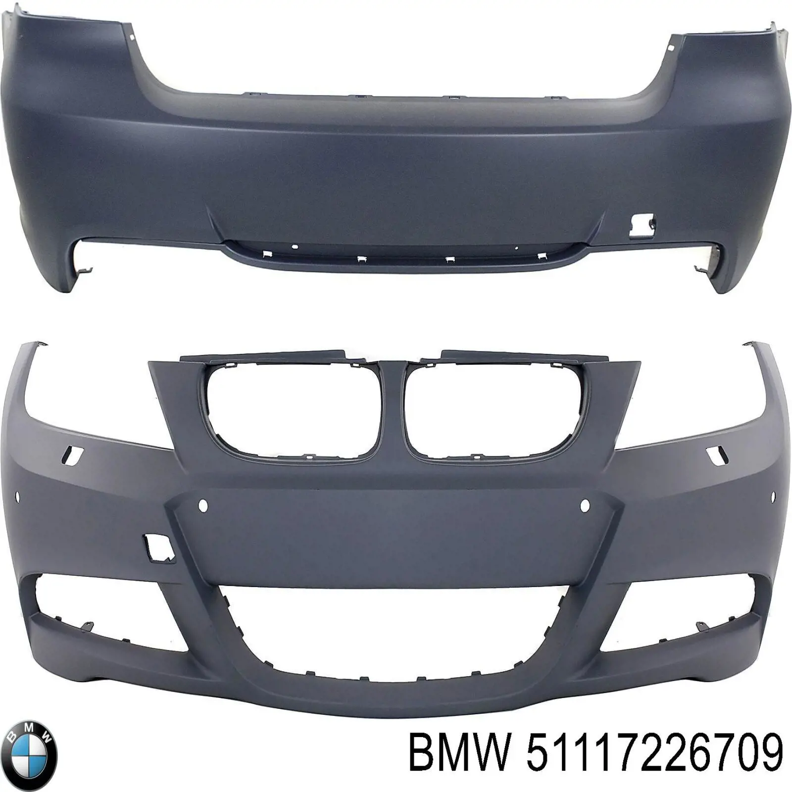 Бампер передній 51117226709 BMW