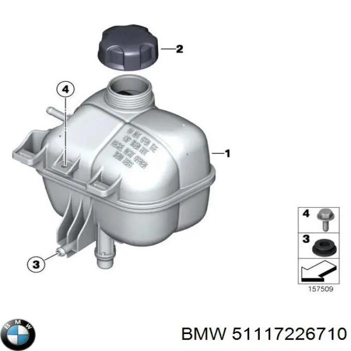 Бампер на авто BMW 51117226710 ціна, від 152.03 USD
