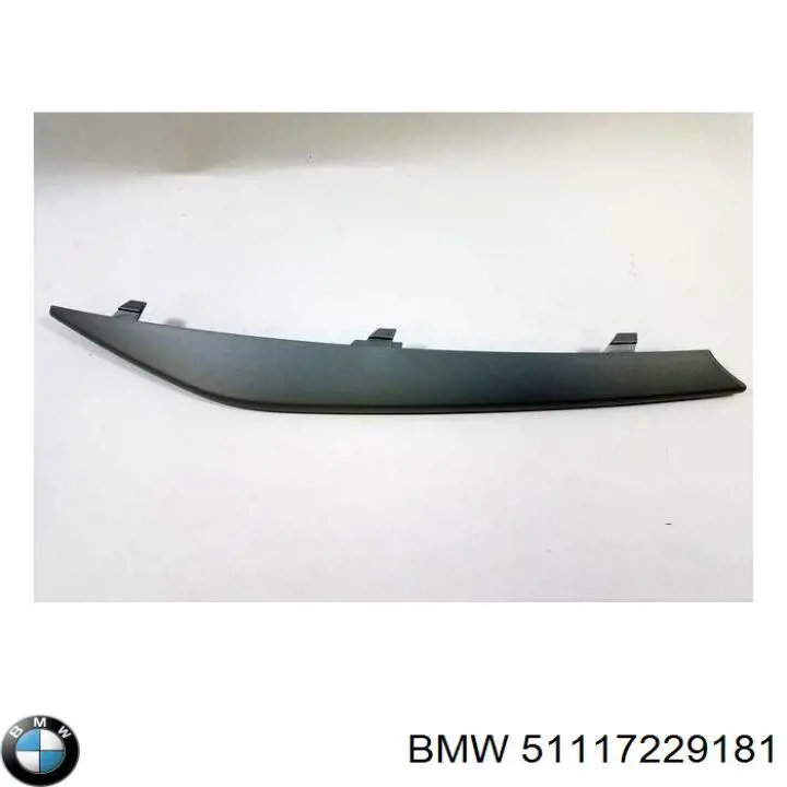 Молдинг решітки радіатора, лівий BMW 51117229181 ціна, від 19.13 USD