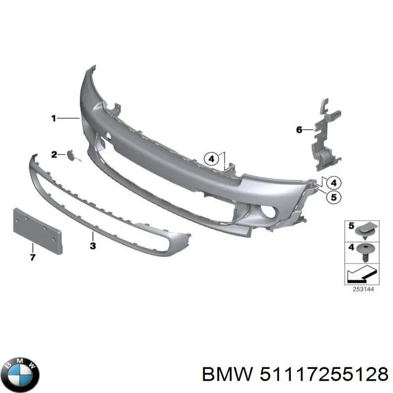  BMW 51117255128 ціна, від 35.66 USD