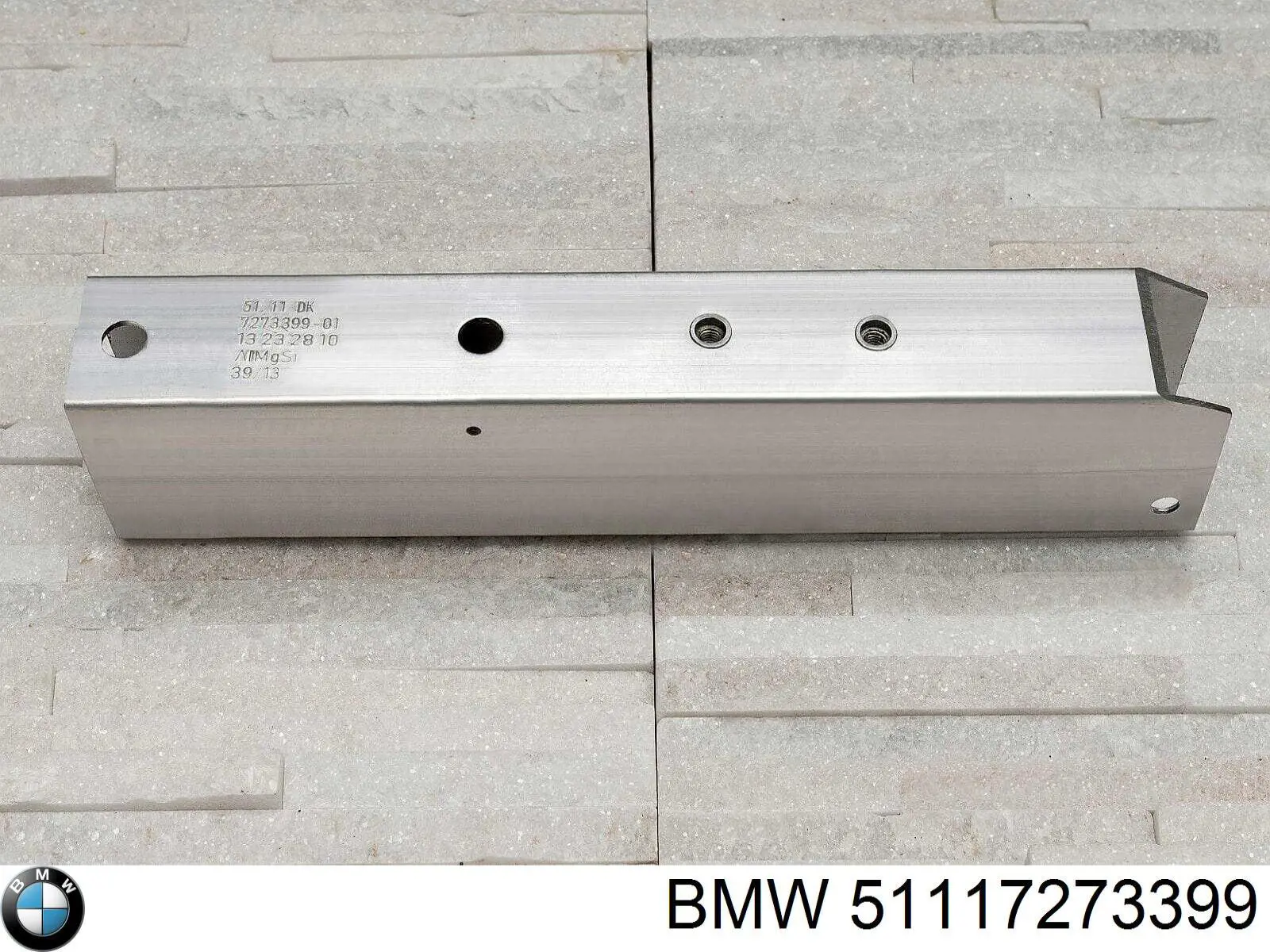 51117273399 BMW Кронштейн підсилювача переднього бампера