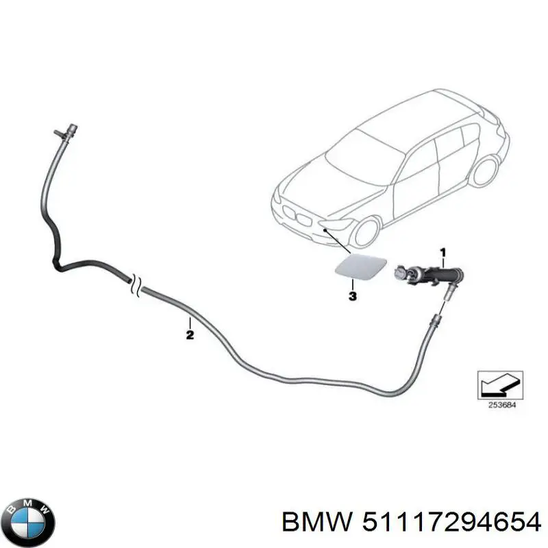 Кронштейн кріплення крила переднього правого, передній BMW 51117294654 ціна, від 28.79 USD