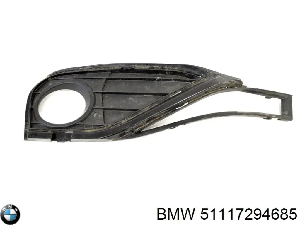 Решітка переднього бампера, ліва BMW 51117294685 ціна, від 65.79 USD