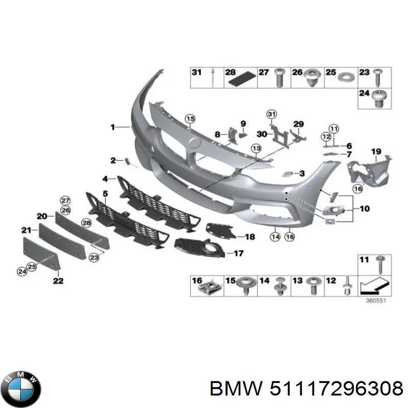  51117296308 BMW