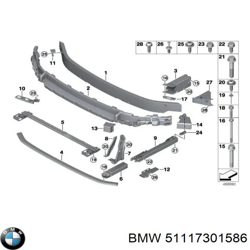  51117301586 BMW