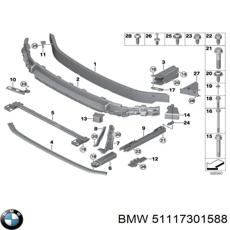  51117301588 BMW