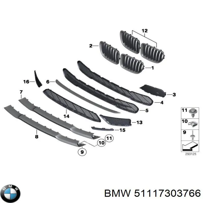 Купити 51117303766 BMW 