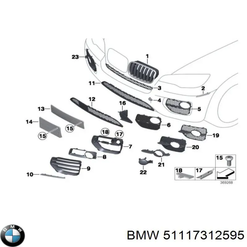  51117312595 BMW