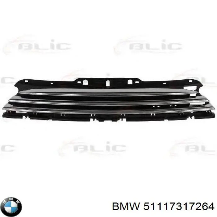 Купити 51117317264 BMW Захисна решітка радіатора