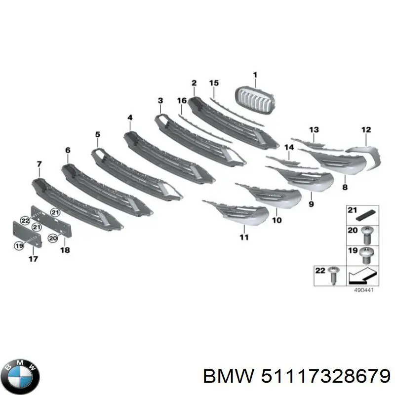  BMW 51117328679 ціна, від 56.66 USD