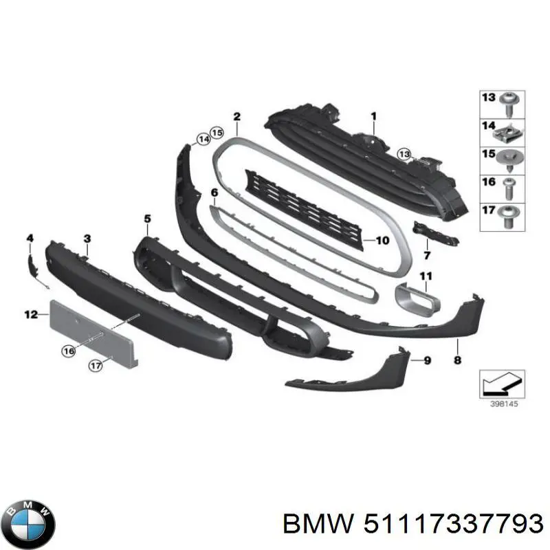  BMW 51117337793 ціна, від 29.64 USD