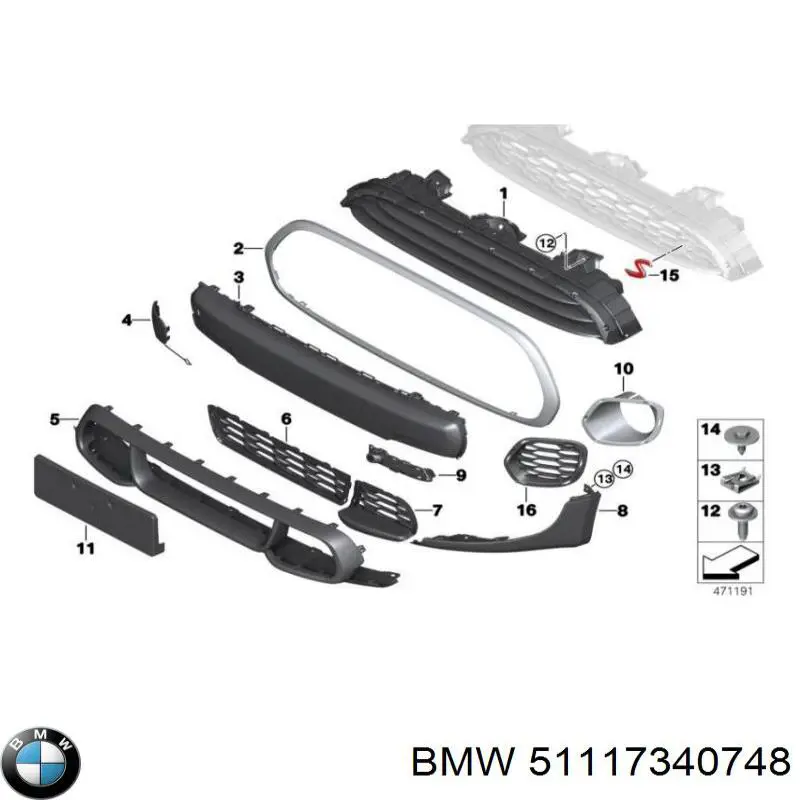  51117340748 BMW