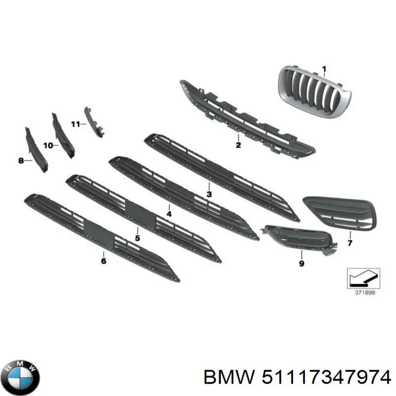  51117347974 BMW