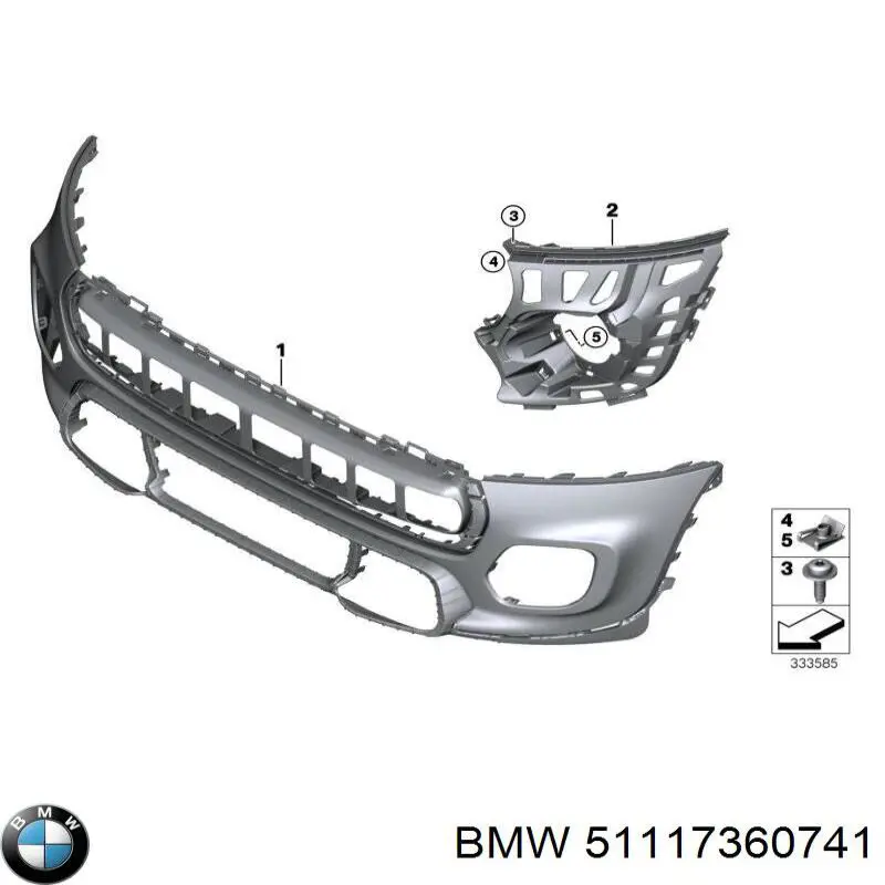  BMW 51117360741 ціна, від 59.26 USD