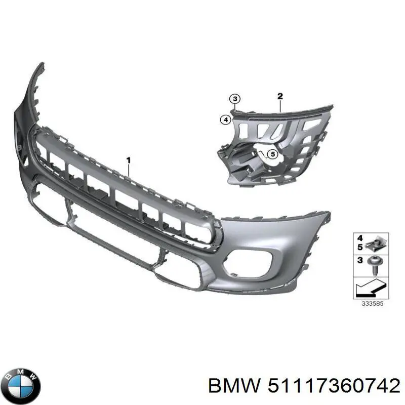 Купити 51117360742 BMW 