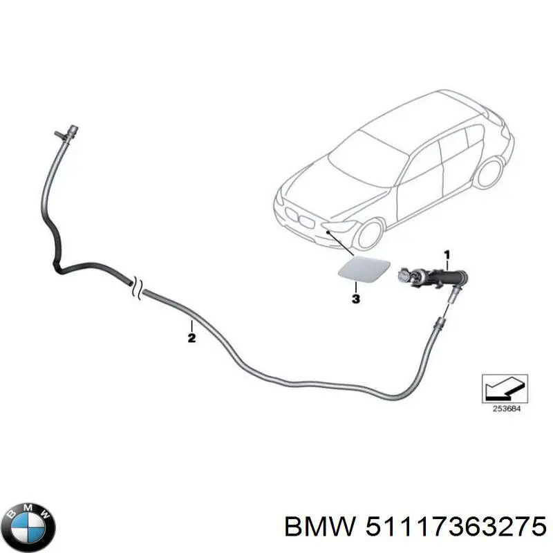 Бампер передній 51117363275 BMW