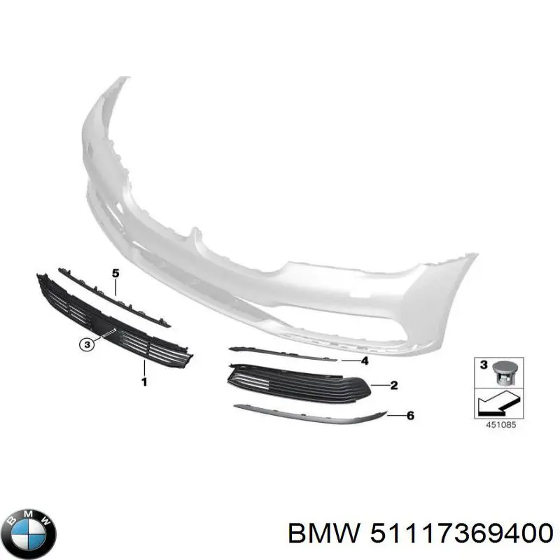  BMW 51117486832 ціна, від 25.68 USD