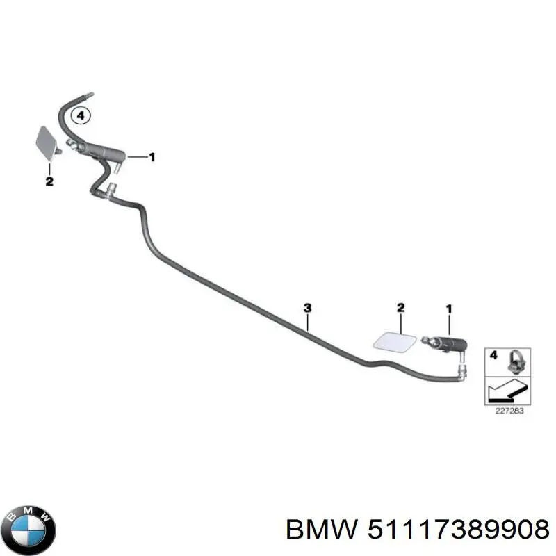 51117389908 BMW Бампер передній в зборі