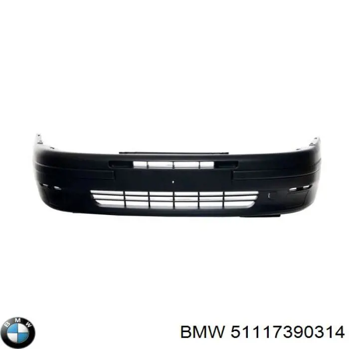 51117390314 BMW Бампер передній в зборі