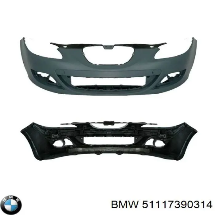 Передній бампер 51117390314 BMW