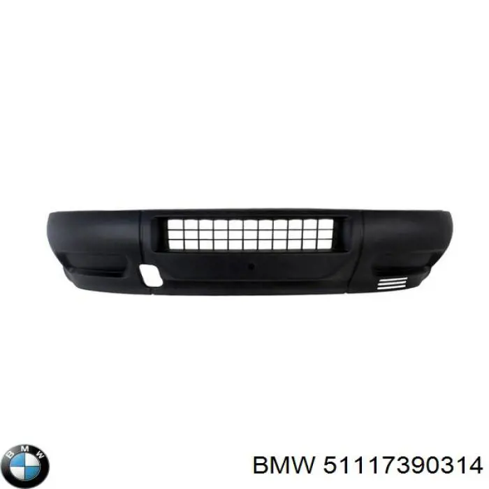 Бампер передній BMW 51117390314