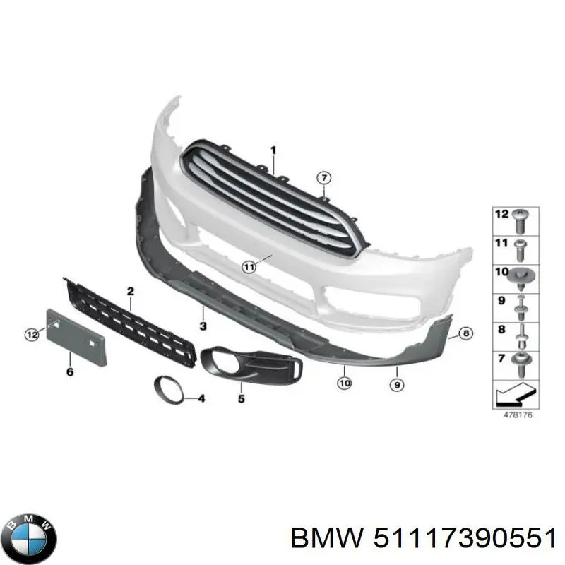  51117390551 BMW