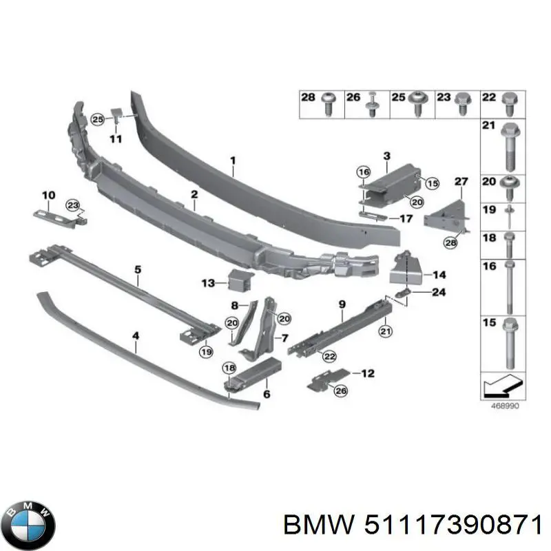 BMW 51117390871 ціна, від 9.17 USD