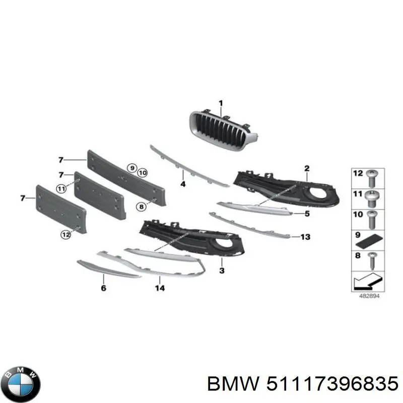  51117396835 BMW