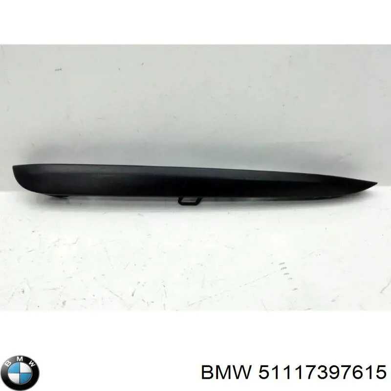 Молдинг решітки переднього бампера, лівий BMW 51117397615 ціна, від 32.99 USD