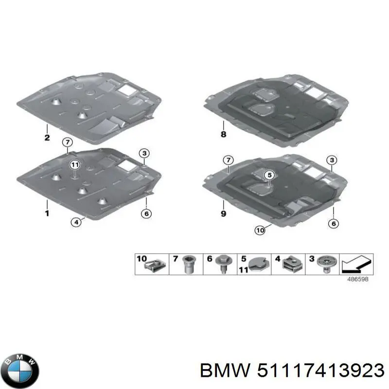  BMW 51117413923 ціна, від 36.40 USD