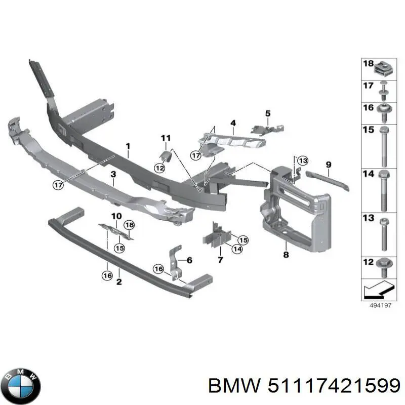  51117421599 BMW