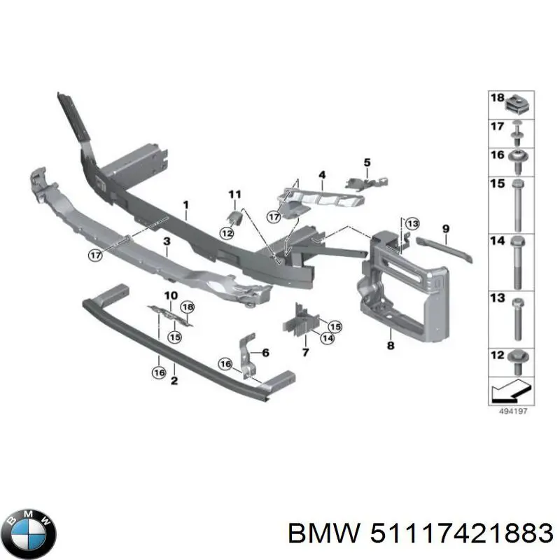  51117421883 BMW