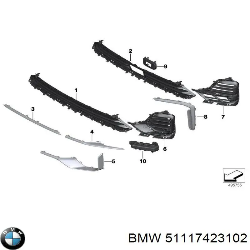 51117423102 BMW 
