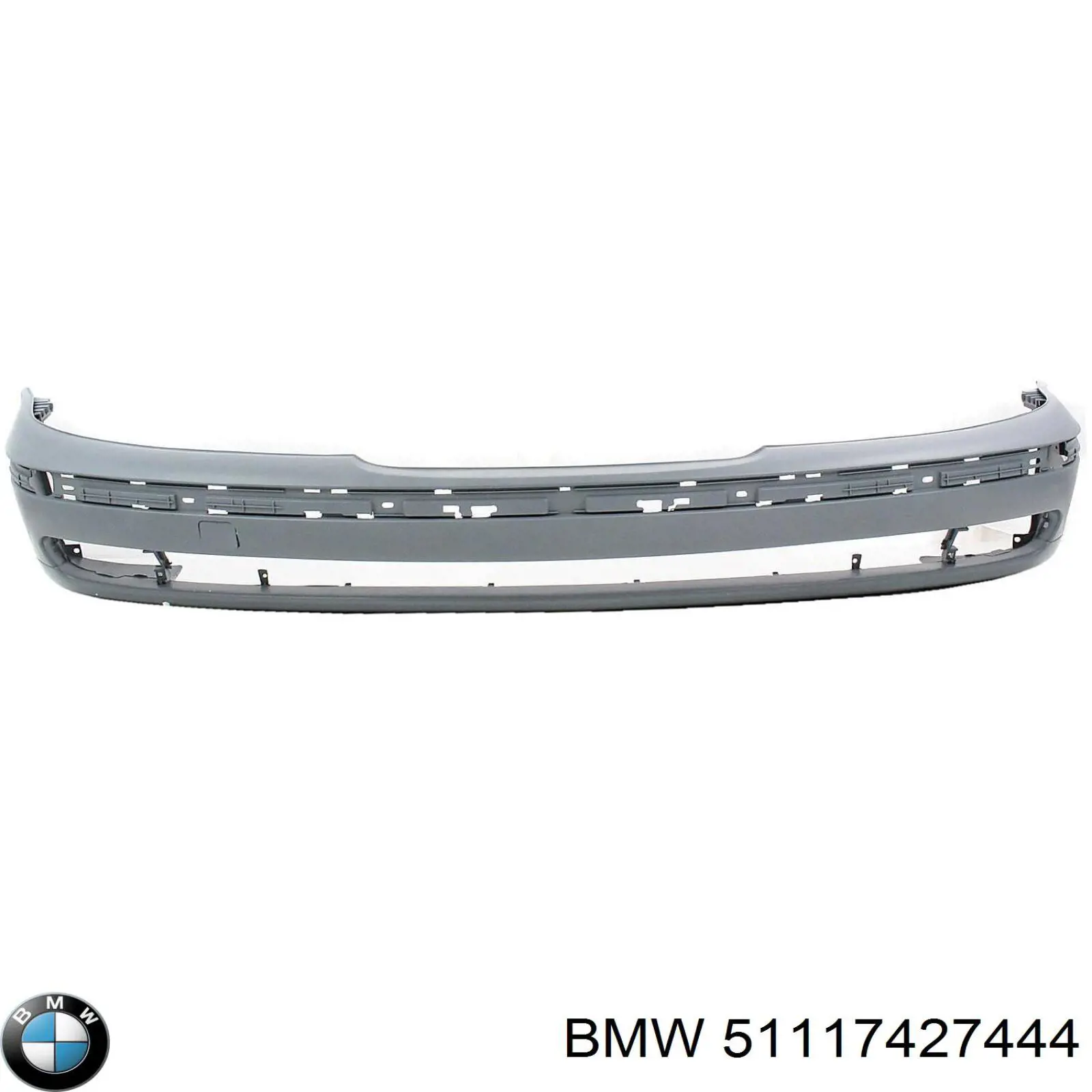 51117427444 BMW Бампер передній в зборі