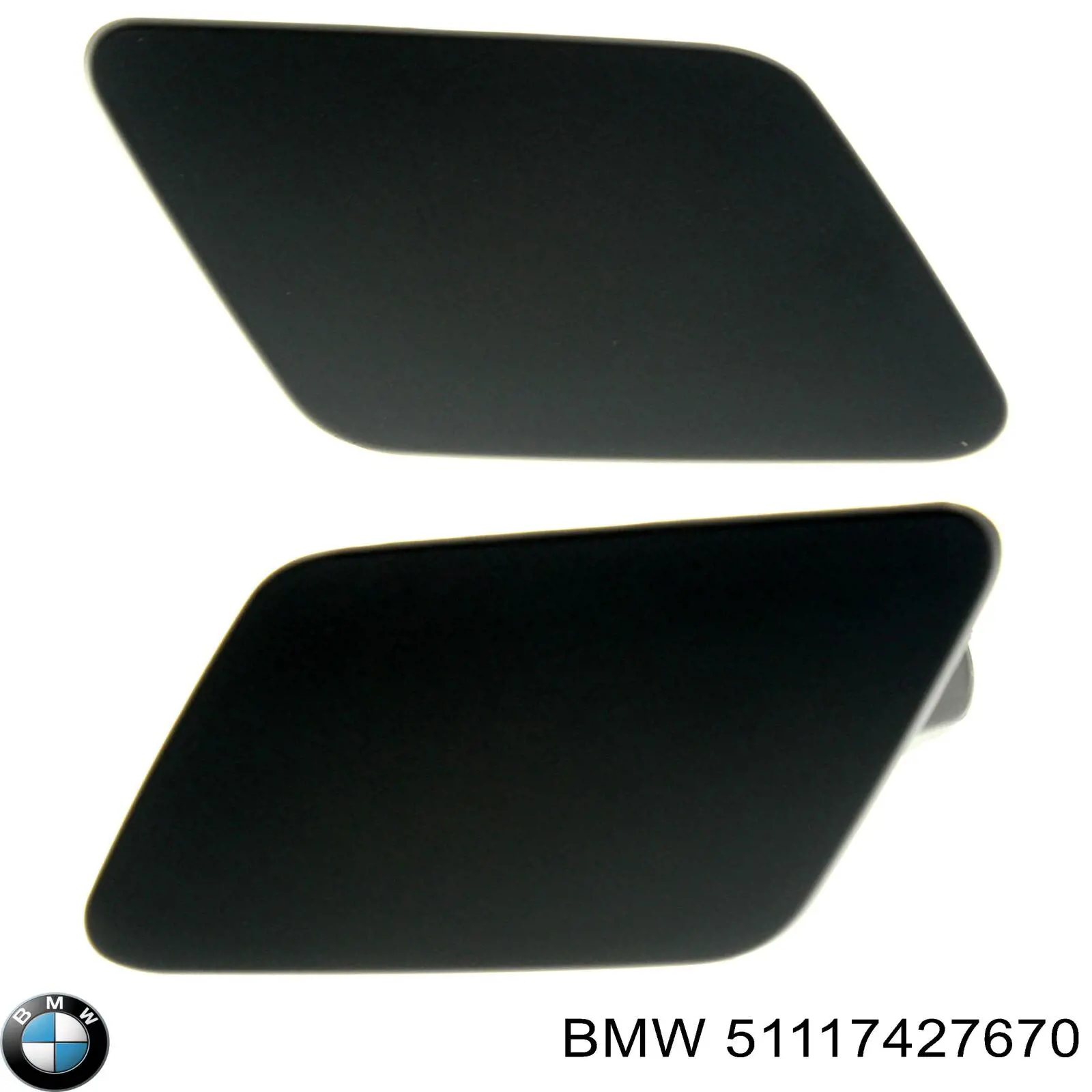Накладка форсунки омивача фари передньої BMW 51117427670 ціна, від 27.09 USD