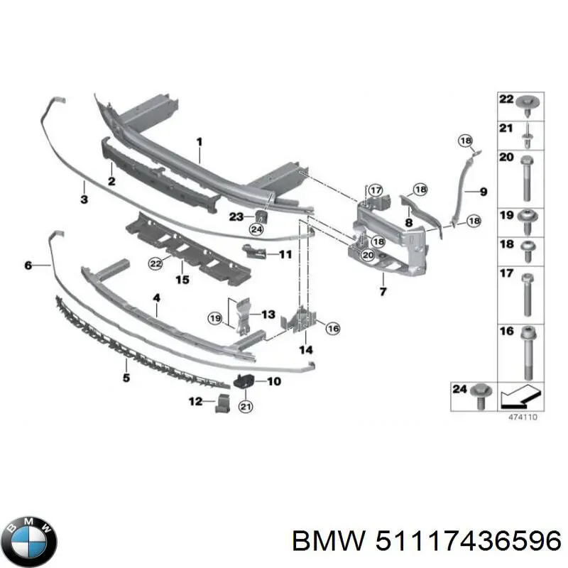  51117436596 BMW