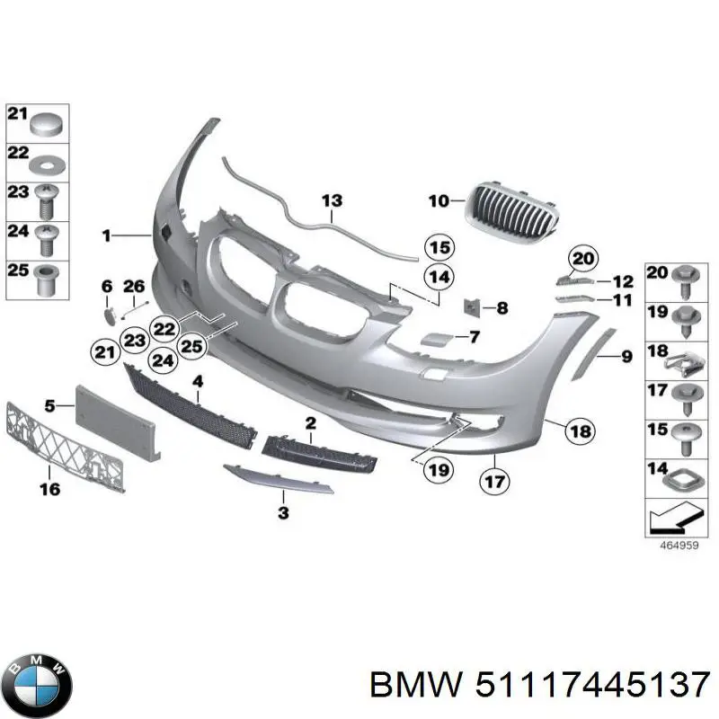 Передній бампер PBM04180BA Signeda