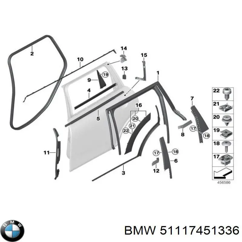  BMW 51117451336 ціна, від 155.76 USD