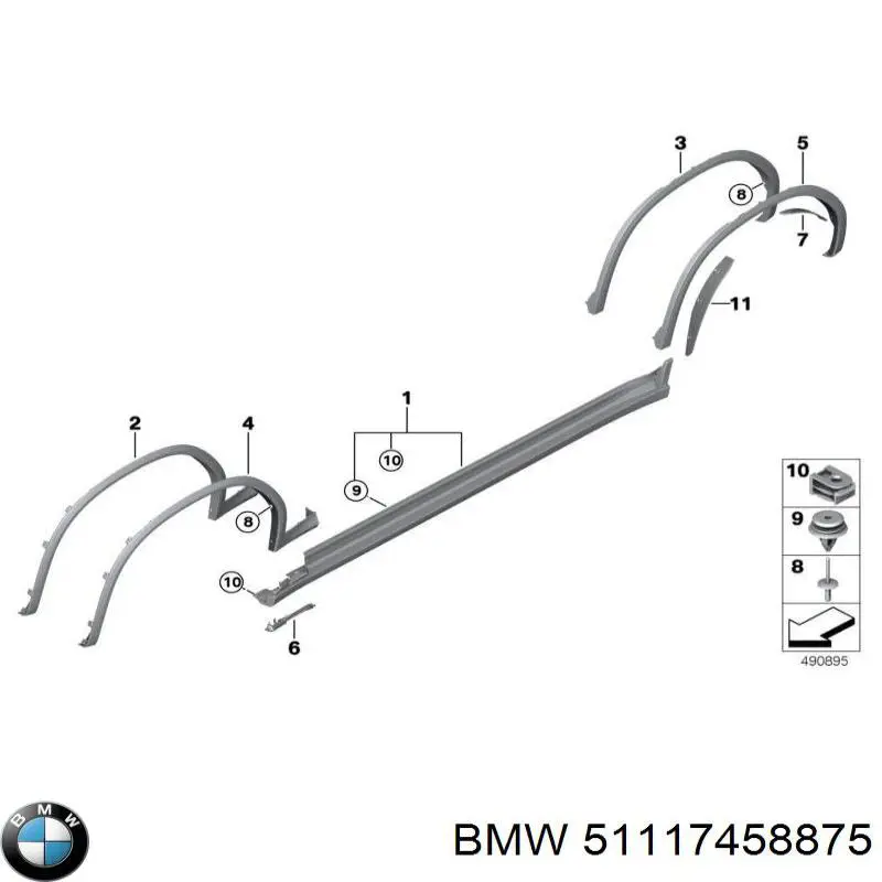  BMW 51117458875