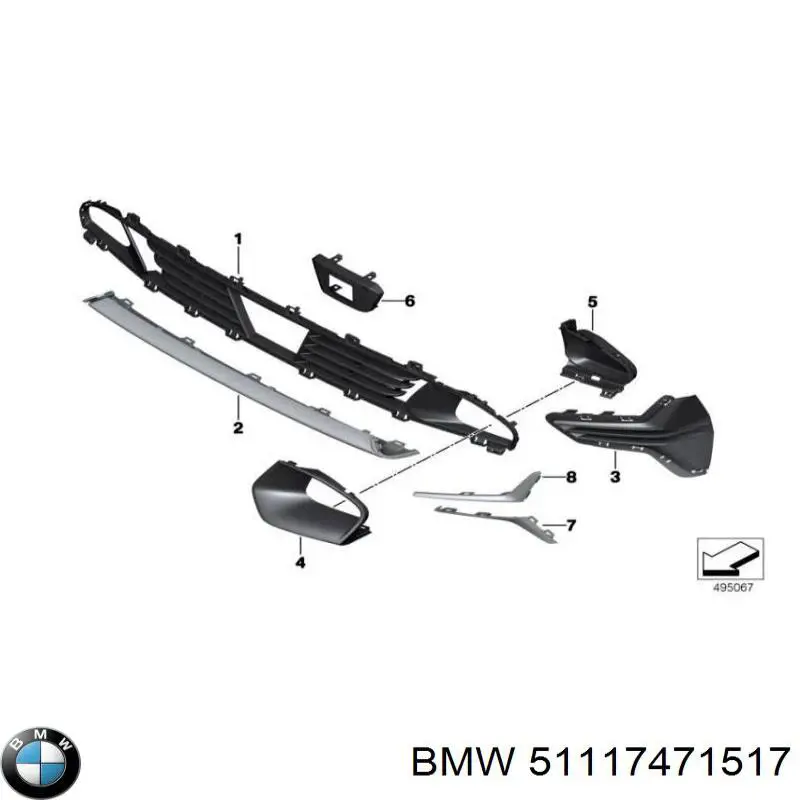  51117471517 BMW