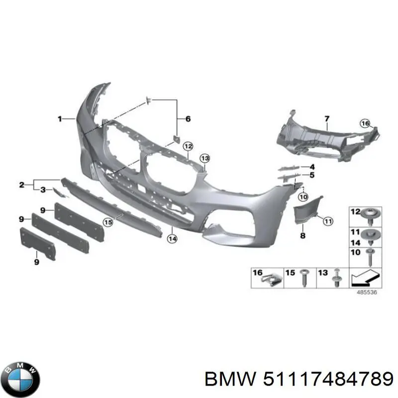 Купити 51117484789 BMW 