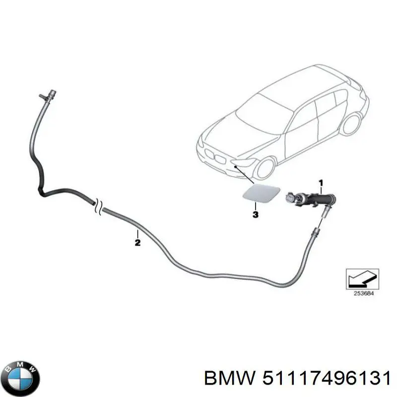 51117496131 BMW Бампер передній в зборі